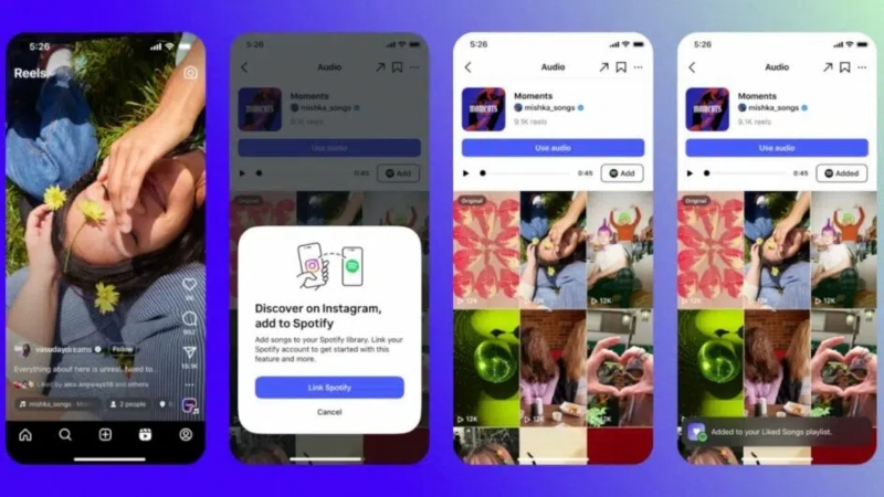 „Инстаграм“ воведува интеграција со „Спотифај“